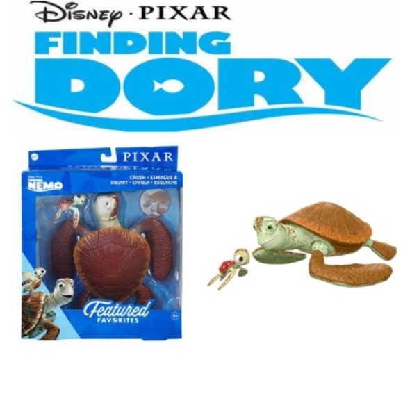 Disney Pixar Crush & Squirt Finding Nemo Action Playset SEALED🆕FAST😮‍💨⚡🚚 - Picture 1 of 16